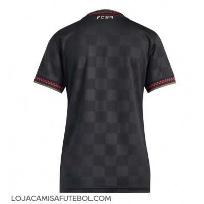 Camisa de Futebol Bayern Munich Equipamento Alternativo Mulheres 2025-26 Manga Curta Camisa de Futebol Bayern Munich Equipamento Alternativo Mulheres 2025-26 Manga Curta